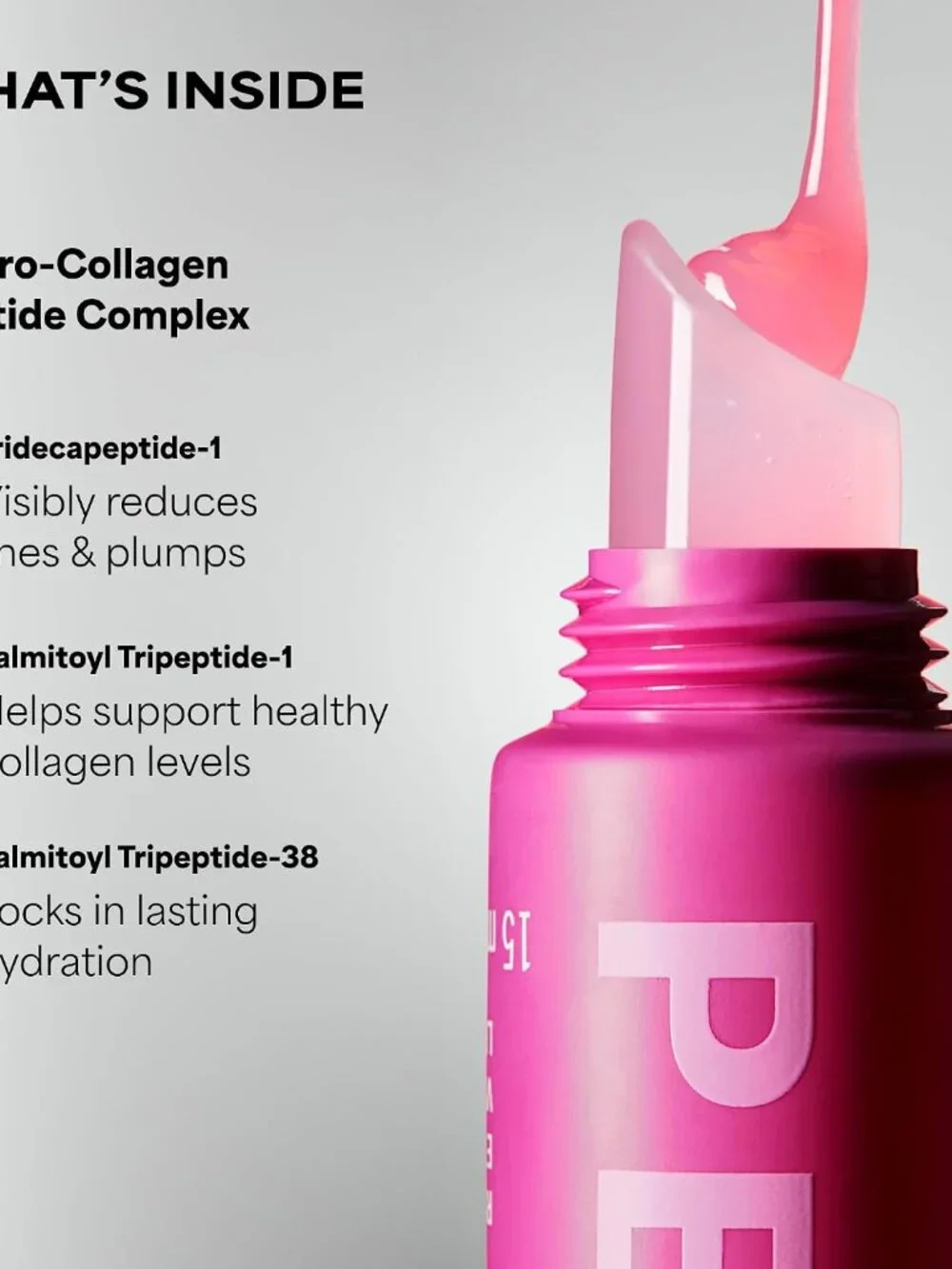 Paula's Choice Pro-Collagen Peptide Gloss Lip Balm 15ml NEW UNUSED